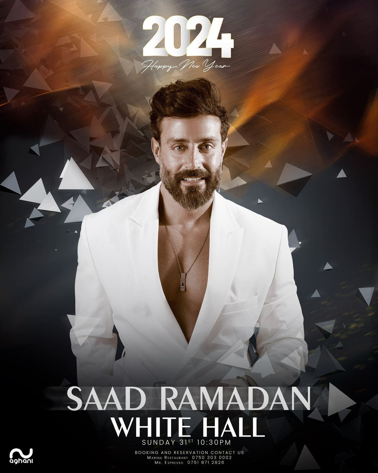 حفل رأس السنة مع سعد رمضان في اربيل SoldOut